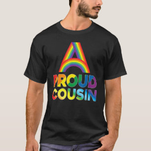 Proud Cousin Lgbt Pride Gay Lesbian Rainbow Colorf T-Shirt