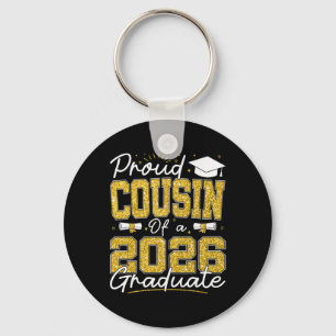 Proud Cousin Of A 2026 Graduate Senior 2026 Grad F Keychain