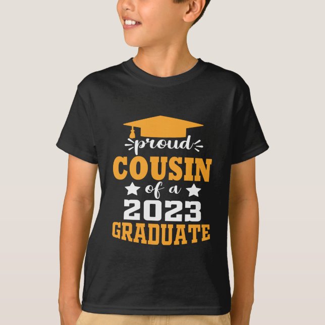 Proud COUSIN of a Class of 2023 Graduate Modern T-Shirt (Front)