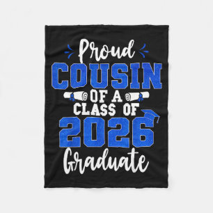 Proud cousin of a class of 2026 graduate seniorPro Fleece Blanket