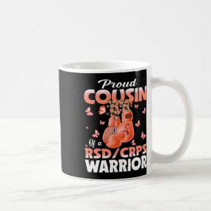 Proud Cousin Of A Rsd Crps Warrior Awareness Boxin Coffee Mug