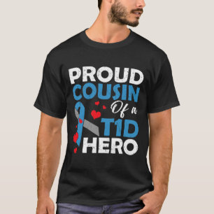 Proud Cousin Of A Type 1 Diabetes Hero Warrior Sup T-Shirt