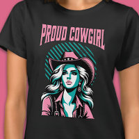 Proud Cowgirl Western Pop Art Aesthetic Graphic