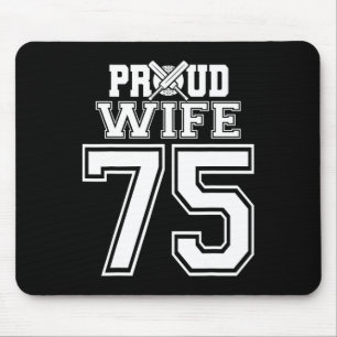 Proud Cricket Wife Number 75  Mouse Pad
