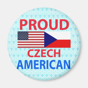 Proud Czech American Magnet