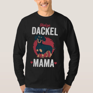 Proud Dachshund Mom Dog Idea T-Shirt