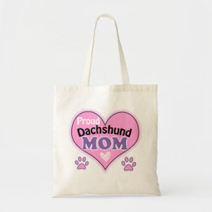 Proud Dachshund Mom Tote Bag