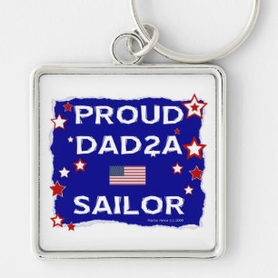 Proud Dad 2A Sailor Keychain