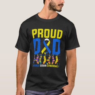 Proud Dad Down Syndrome, Down Syndrome Awareness T-Shirt