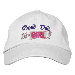 Proud Dad - Girl Embroidered Hat