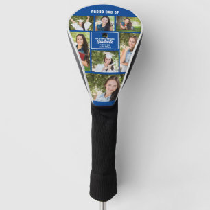 Proud Dad Graduate Photo Collage Father's Day Golf Head Cover