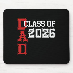 Proud Dad Of A 2026 Graduate Grad Senior Father Gr Mouse Pad