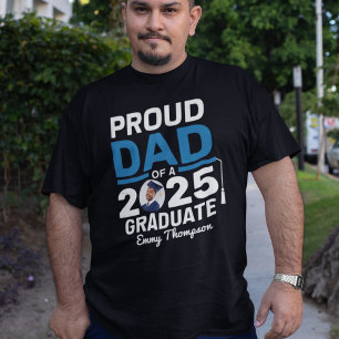 Proud Dad Of A 2027 Graduate Personalized Family T-Shirt