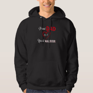 Proud Dad Of A Heart Warrior CHD Awareness Hoodie