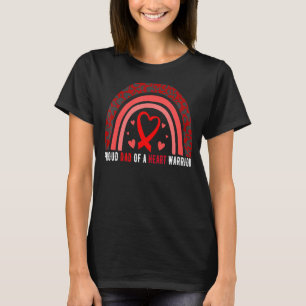 Proud Dad Of A Heart Warrior CHD Awareness T-Shirt