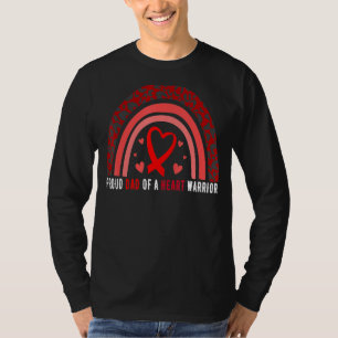 Proud Dad Of A Heart Warrior CHD Awareness T-Shirt