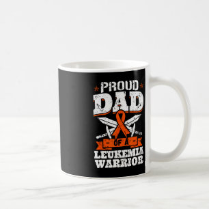 Proud Dad Of A Leukaemia Warrior Daddy Awareness B Coffee Mug