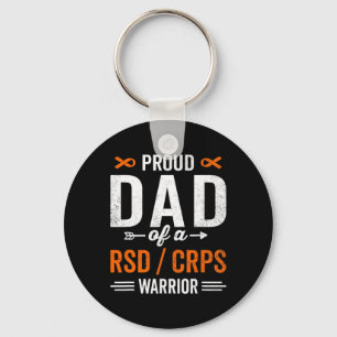 Proud Dad of a RSD CRPS Warrior Survivor Awareness Keychain