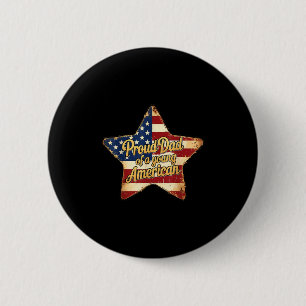 Proud Dad Of A Young American Patriotic Fathers Da 2 Inch Round Button