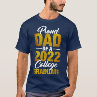 Proud Dad Of AGraduate Graduation College Studentv T-Shirt