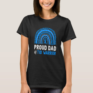 Proud Dad Of T1D Warrior Diabetes Awareness Father T-Shirt