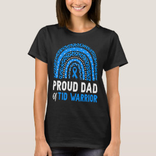 Proud Dad Of T1D Warrior Diabetes Awareness Father T-Shirt