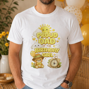 Proud Dad of the Birthday Girl Mens T-Shirt