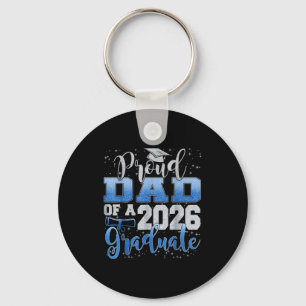 Proud Dad Senior 2026 Class Keychain