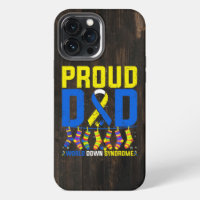 Proud Dad World Down Syndrome Awareness Day Ribbon