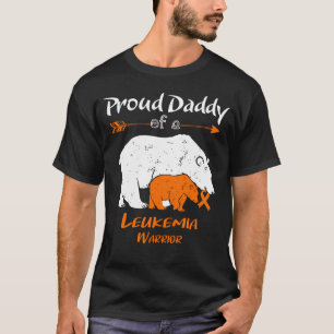 Proud Daddy Bear Leukaemia Awareness T-Shirt