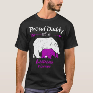 Proud Daddy Bear Lupus Awareness T-Shirt