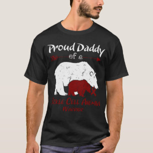 Proud Daddy Bear Sickle Cell Anemia Awareness T-Shirt