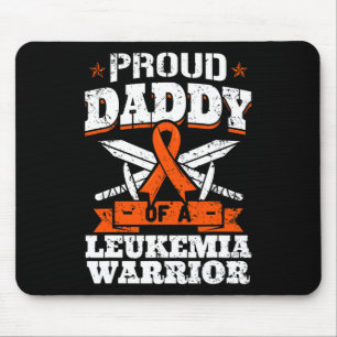 Proud Daddy Of A Leukaemia Warrior Dad Awareness B Mouse Pad