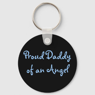 Proud Daddy of an Angel Keychain