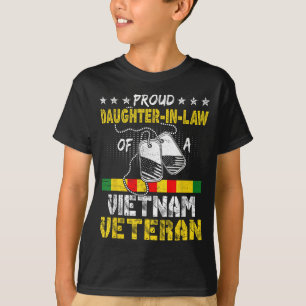 Proud Daughter In Law Of A Vietnam Veteran Fathers T-Shirt