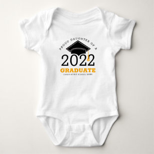 Proud Daughter of a Graduate Any Year School Baby Bodysuit