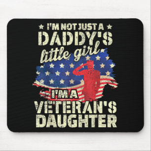 Proud Daughter Of A Veteran, Veterans Day Veterans Mouse Pad