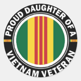 Proud Daughter of a Vietnam Vet Stickers