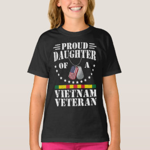 Proud Daughter Of A Vietnam Veteran Patriotic Dad T-Shirt