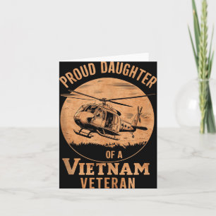 Proud Daughter Of A Vietnam Veteran Tank Top Card
