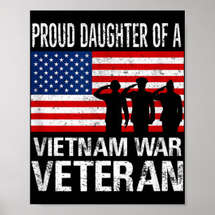Proud Daughter Of A Vietnam War Veteran  Poster