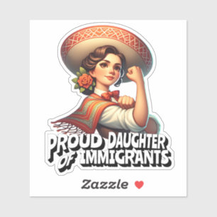 Proud Daughter of Immigrants Retro Pink