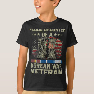 Proud Daughter Of Korean War Veteran Us Family Mat T-Shirt