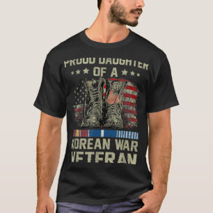 Proud Daughter Of Korean War Veteran Us Family Mat T-Shirt