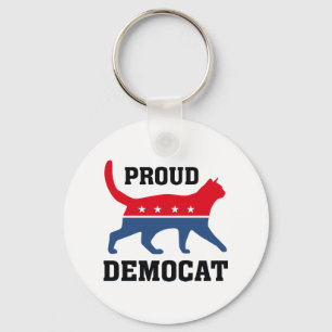 Proud Democat Keychain
