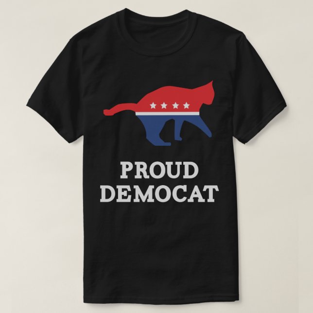 Proud DemoCat T-Shirt (Design Front)