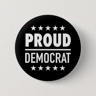 Proud Democrat 2 Inch Round Button