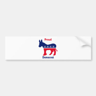 Proud Democrat Bumper Sticker