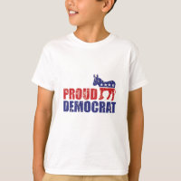 Proud Democrat Donkey Distressed Tan