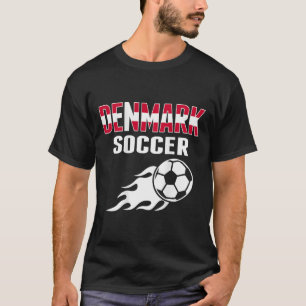 Proud Denmark Soccer Lovers Jersey - Danish Footby T-Shirt